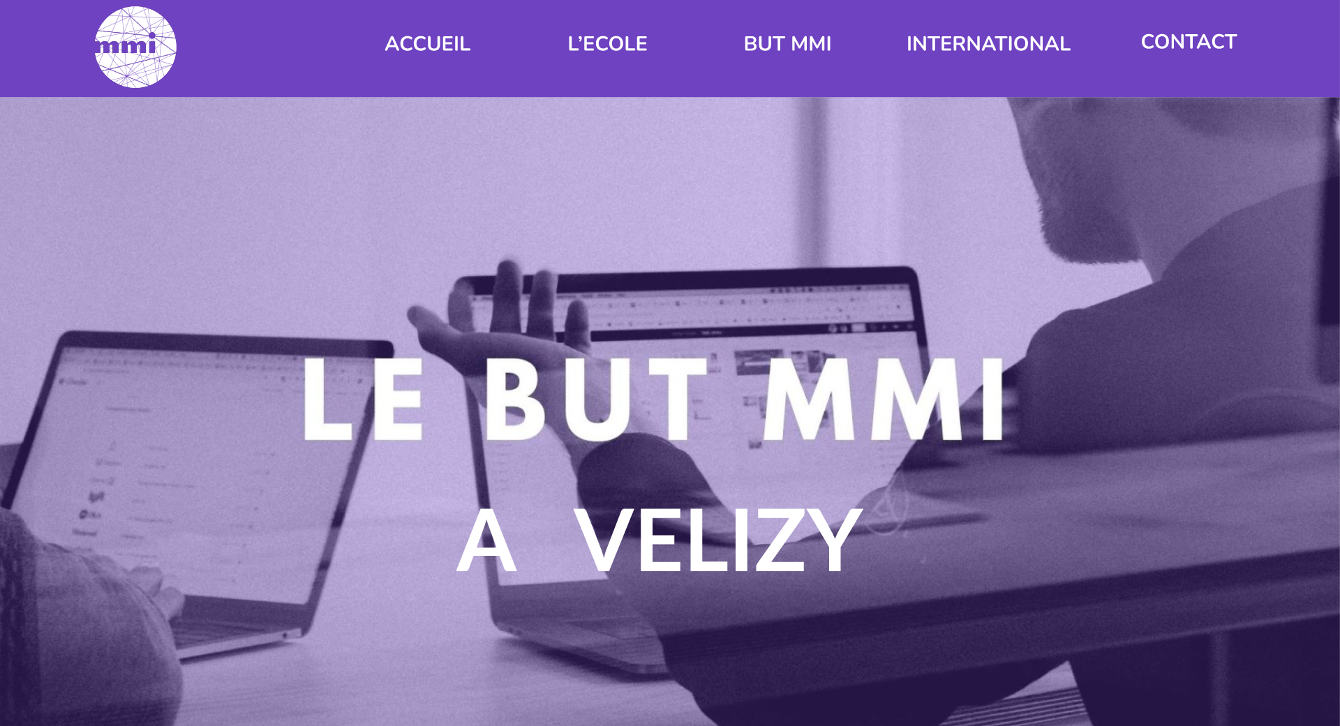 refont du site web du BUT MMI de l'IUT de Vélizy
